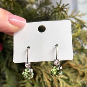 Certified Crystal Earrings NEW